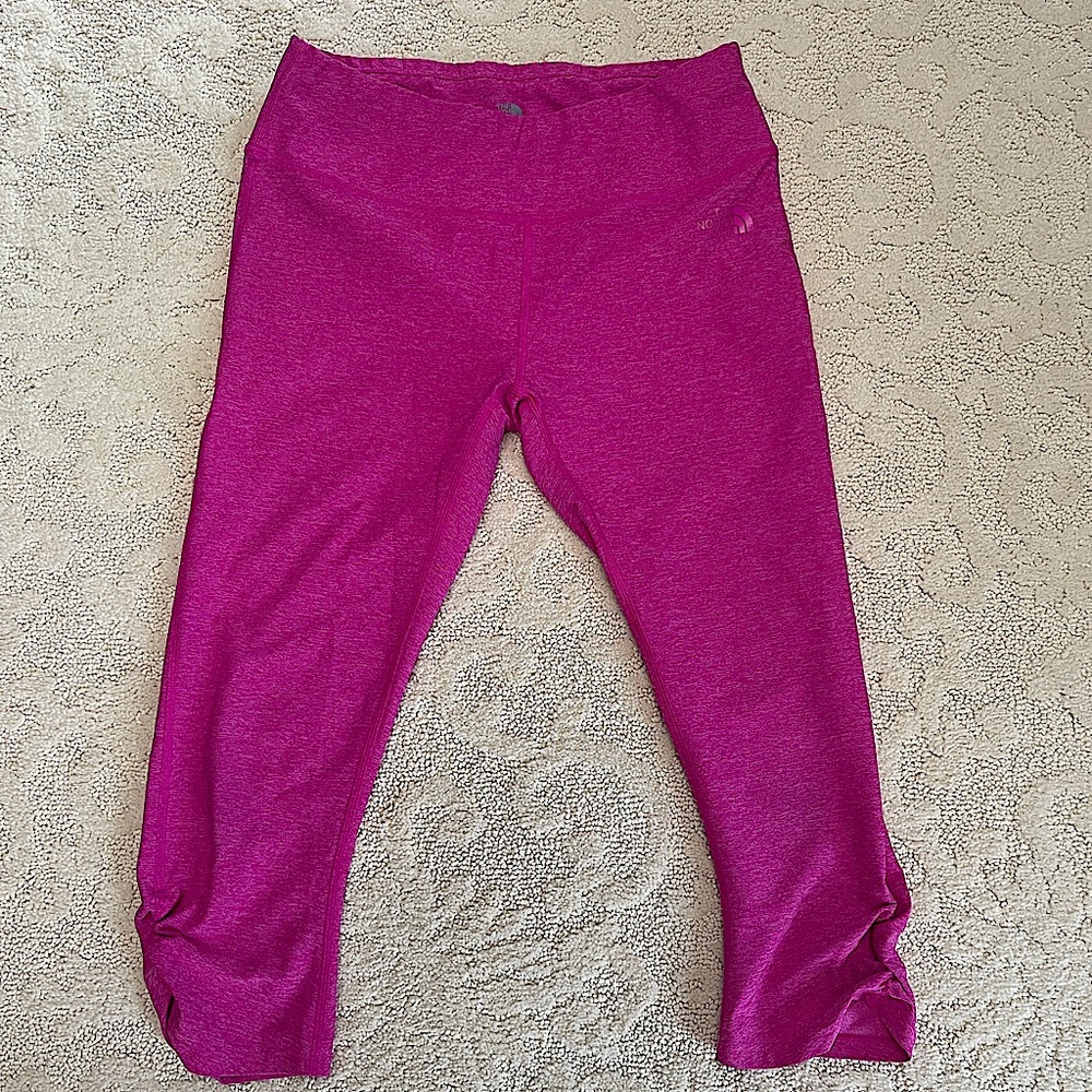 The North Face  pink Capri workout pants